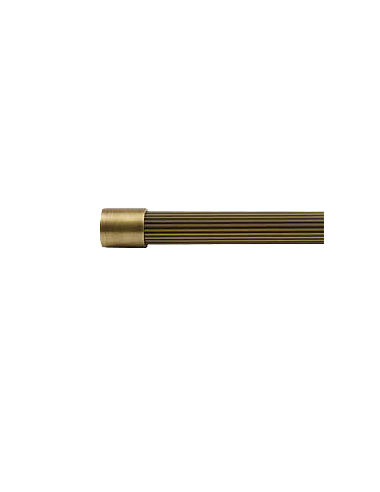 Closet Rods - Reeded Brass or Smooth Brass Tubing