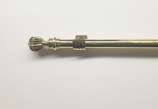 Tapestry Rod - Crown Finial Style
