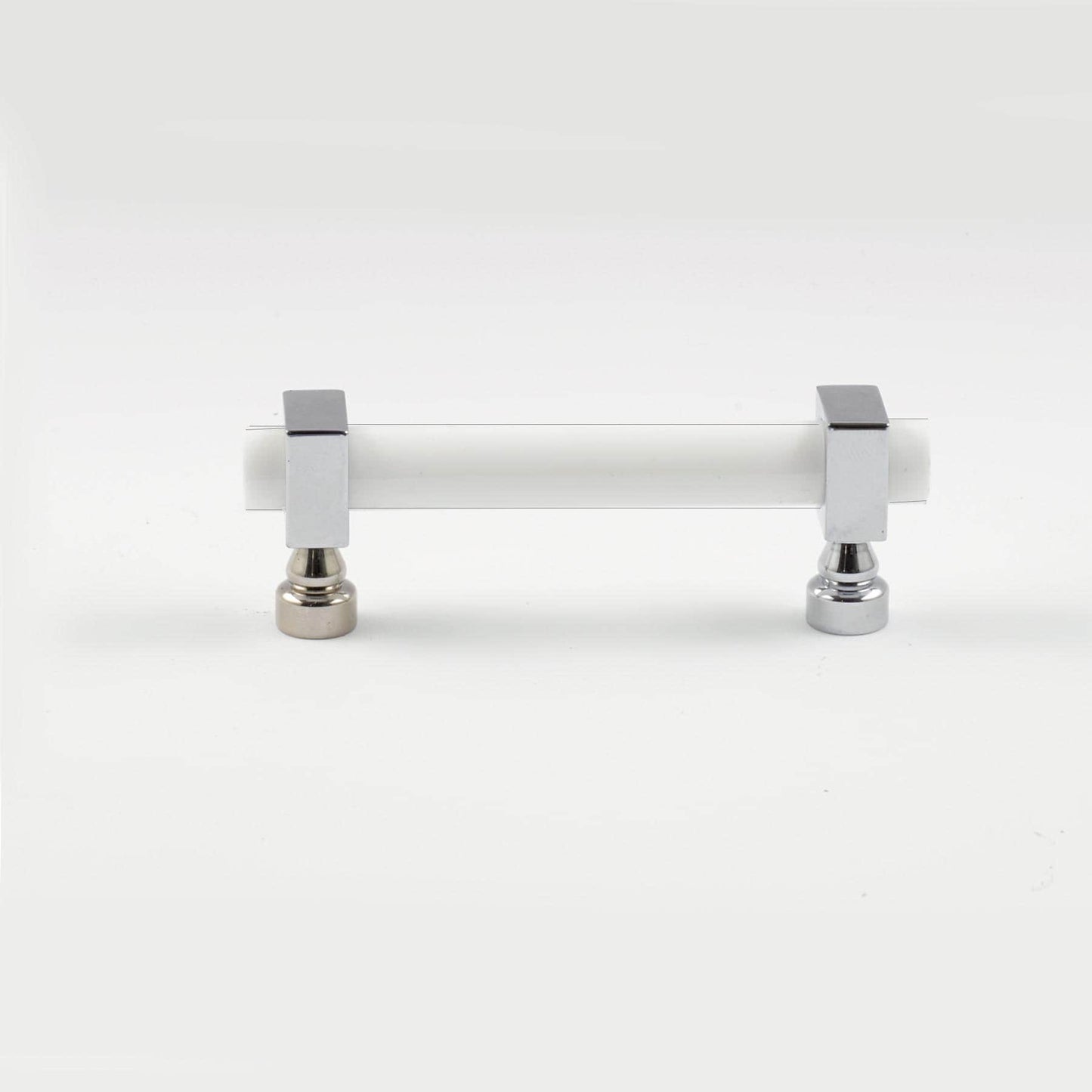 cubic collar pull with white acrylic rod