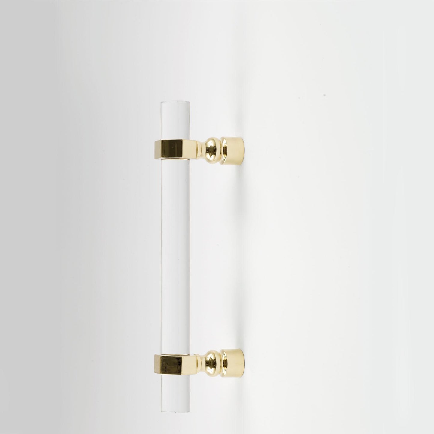 Hexagonal Collar Pull with clear acrylic rod