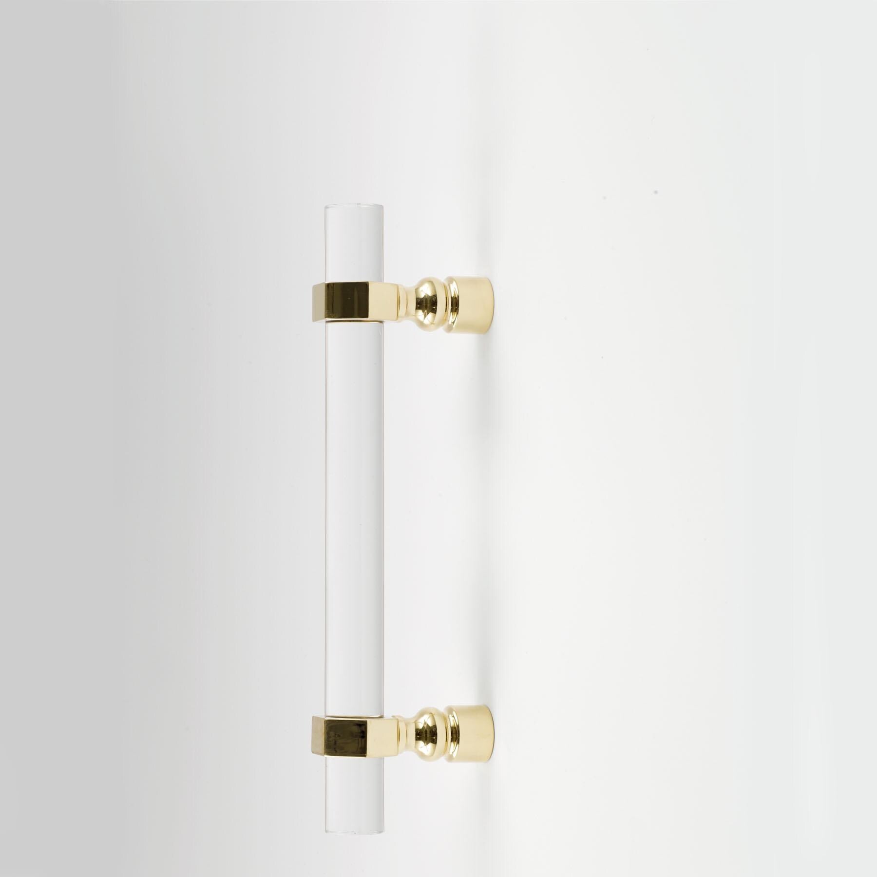 Hexagonal Collar Pull with clear acrylic rod