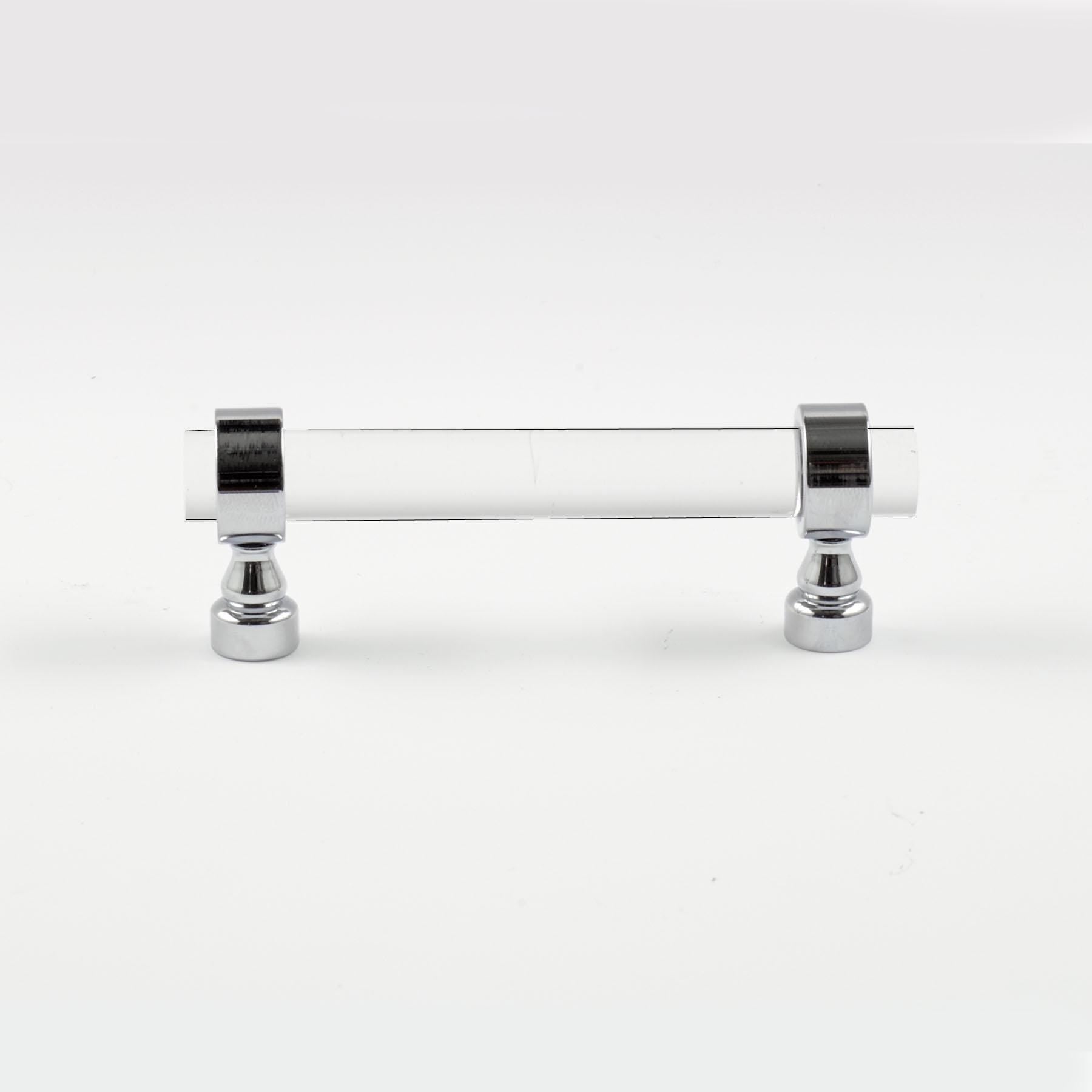 Simplicity collar with clear acrylic rod